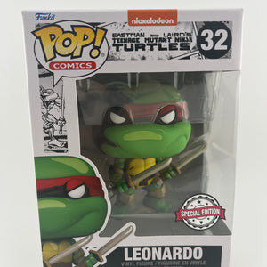 Funko POP Comics Eastman and Laird’s Teenage Mutant Ninja Turtles Leonardo #32 FRENLY BRICKS - Open 7 Days