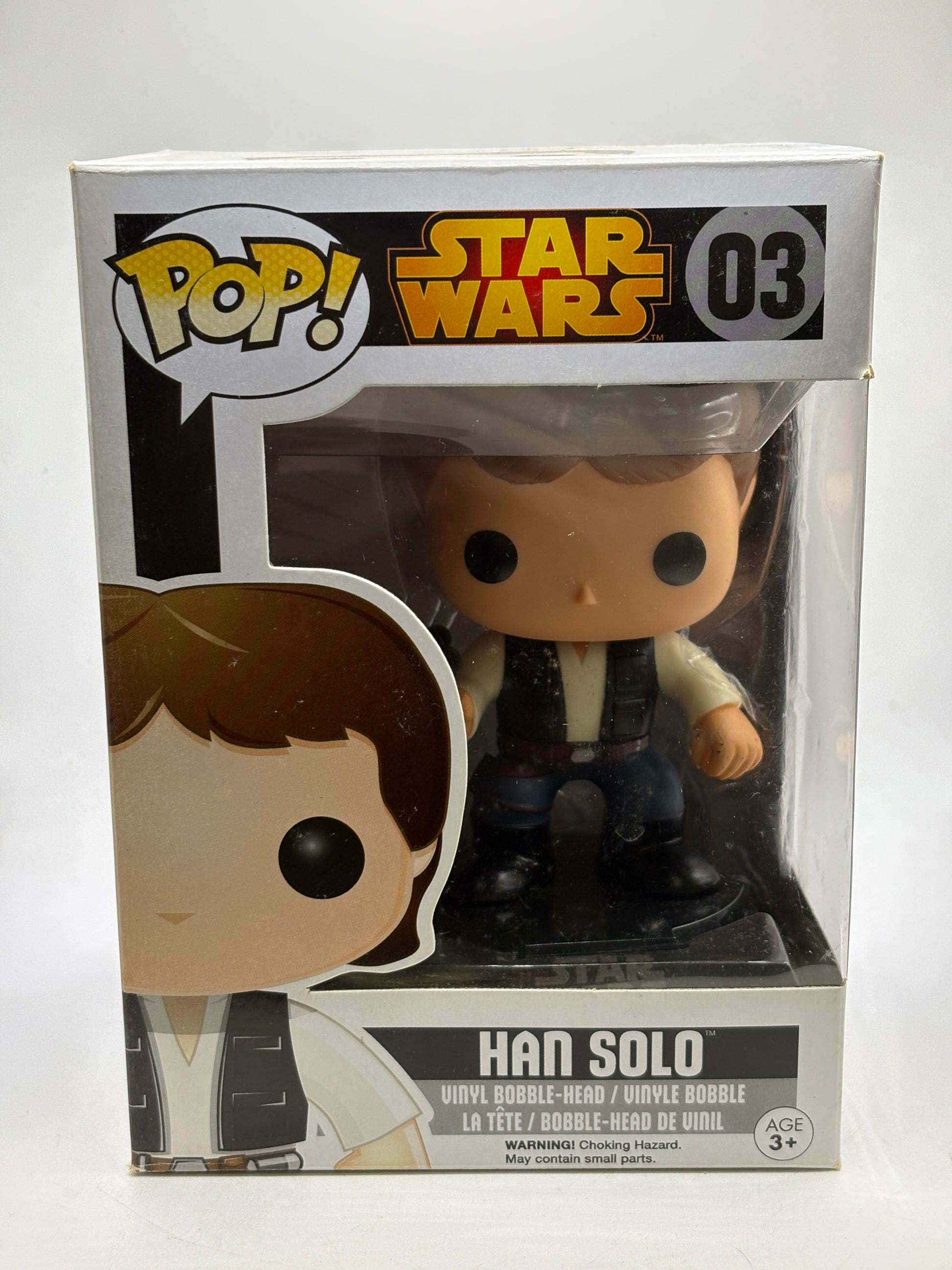 Funko POP! Star Wars #03 Han Solo Vinyl Bobble-Head Black Box image 1