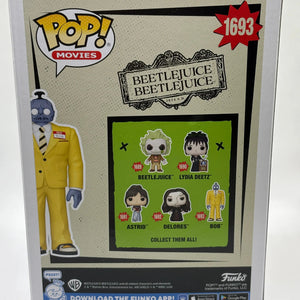 Funko POP! Movies Beetlejuice #1693 Bob FRENLY BRICKS - Open 7 Days