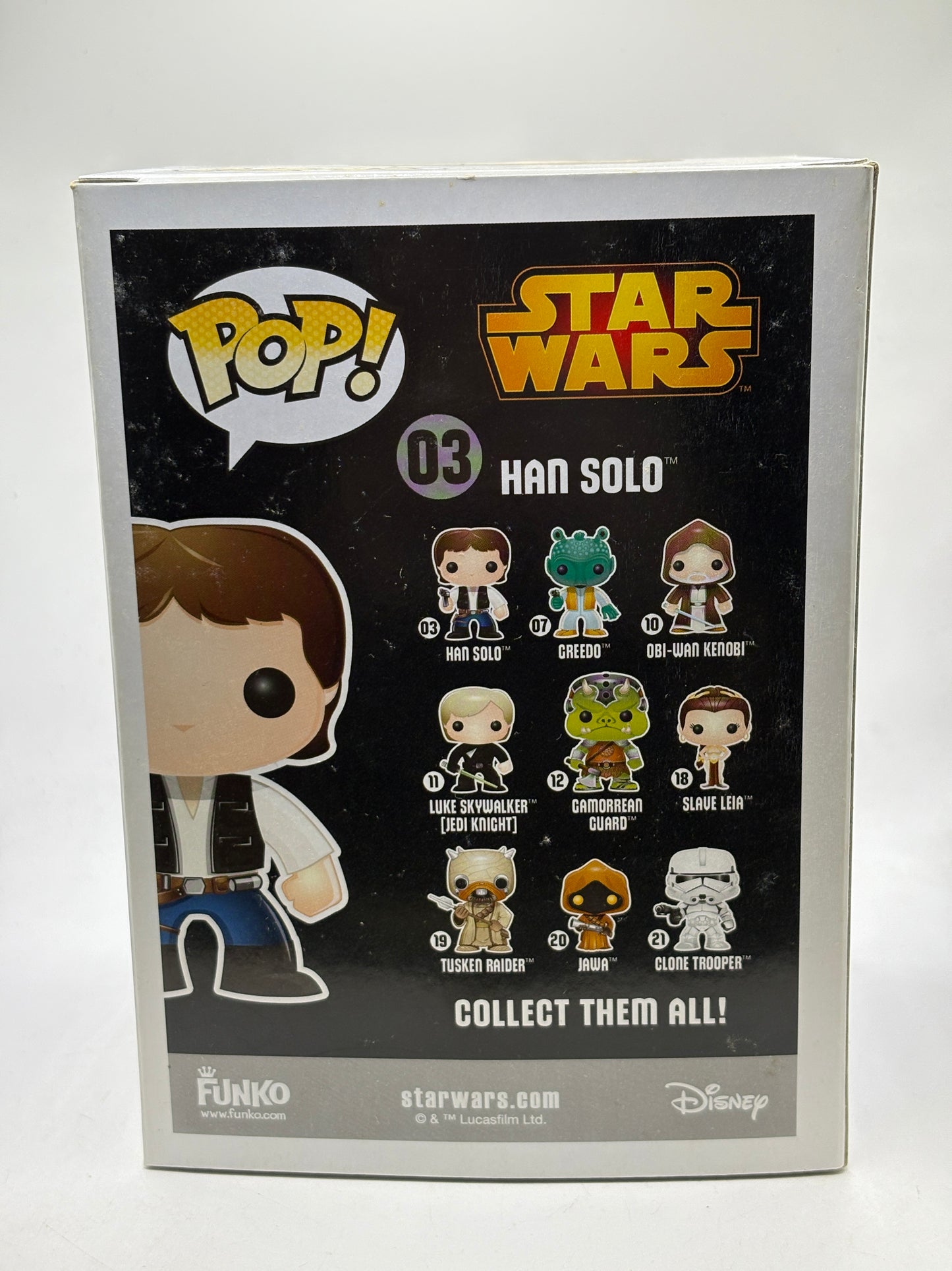 Funko POP! Star Wars #03 Han Solo Vinyl Bobble-Head Black Box