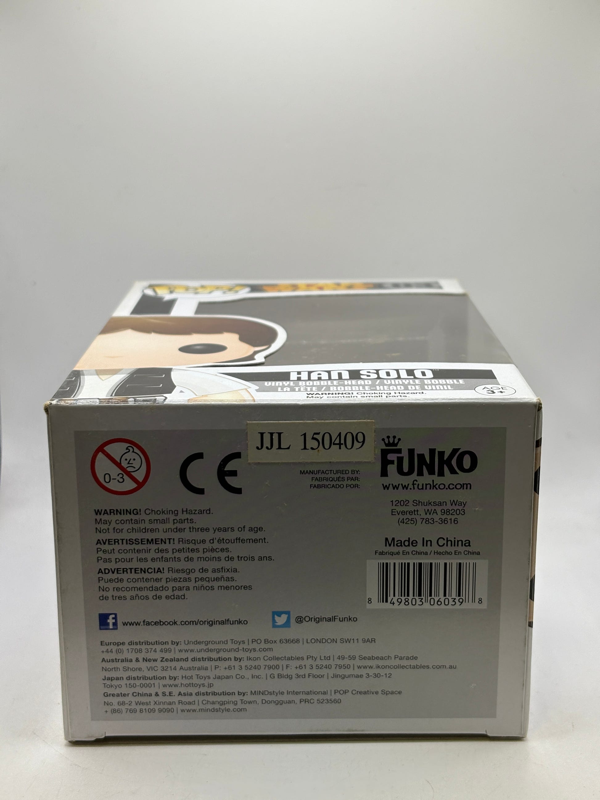 Funko POP! Star Wars #03 Han Solo Vinyl Bobble-Head Black Box image 6