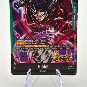 Dragon Ball Super Fusion World - Giblet FS10-01 Leader Holo DB Legends