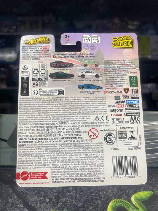 Hot Wheels Premium 1:64 Boulevard 60s Fiat 500 D Modificado 2024 FRENLY BRICKS - Open 7 Days