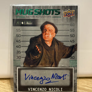 2021 Upper Deck Alien 3 #MS-VN Vincenzo Nicoli Mug Shots Green Autographs (2) FRENLY BRICKS - Open 7 Days
