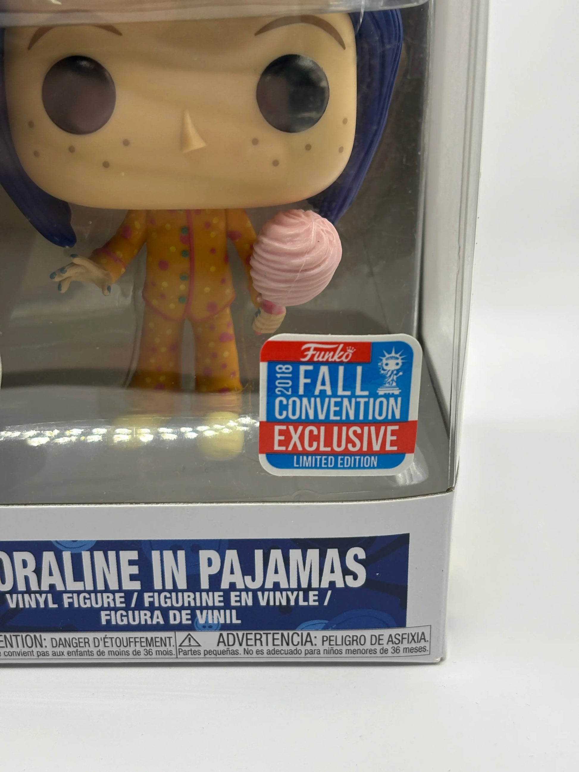 Funko POP! Animation Coraline #424 Coraline in Pajamas 2018 Fall Convention FRENLY BRICKS - Open 7 Days