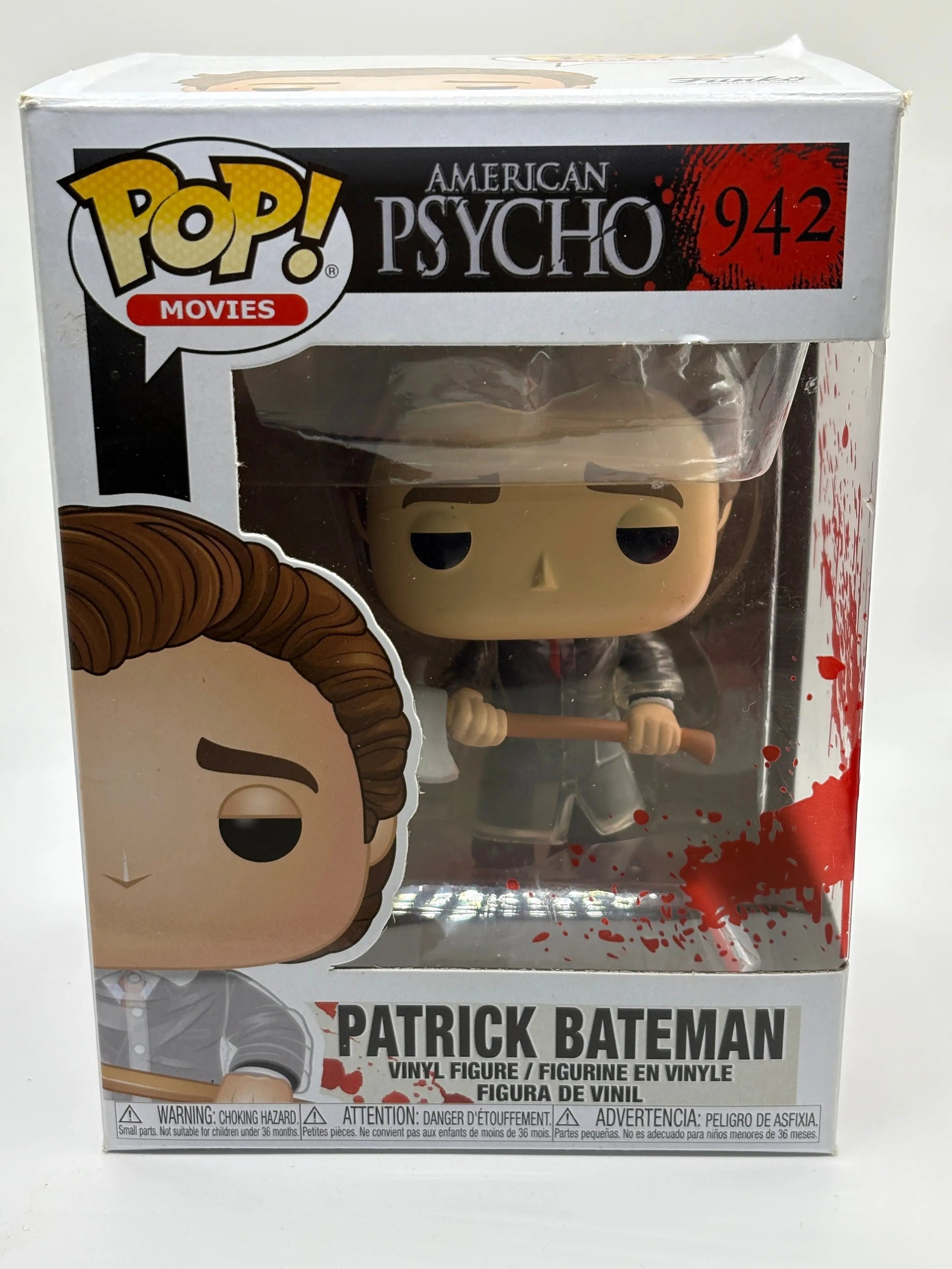 Funko POP! Movies American Psycho #942 Patrick Bateman FRENLY BRICKS - Open 7 Days