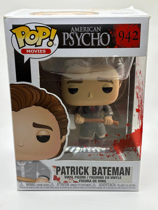Funko POP! Movies American Psycho #942 Patrick Bateman FRENLY BRICKS - Open 7 Days