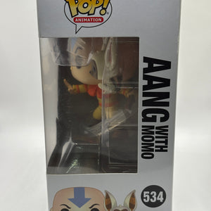 Funko POP! Animation Avatar #534 Aang with Momo Vinyl Figures FRENLY BRICKS - Open 7 Days