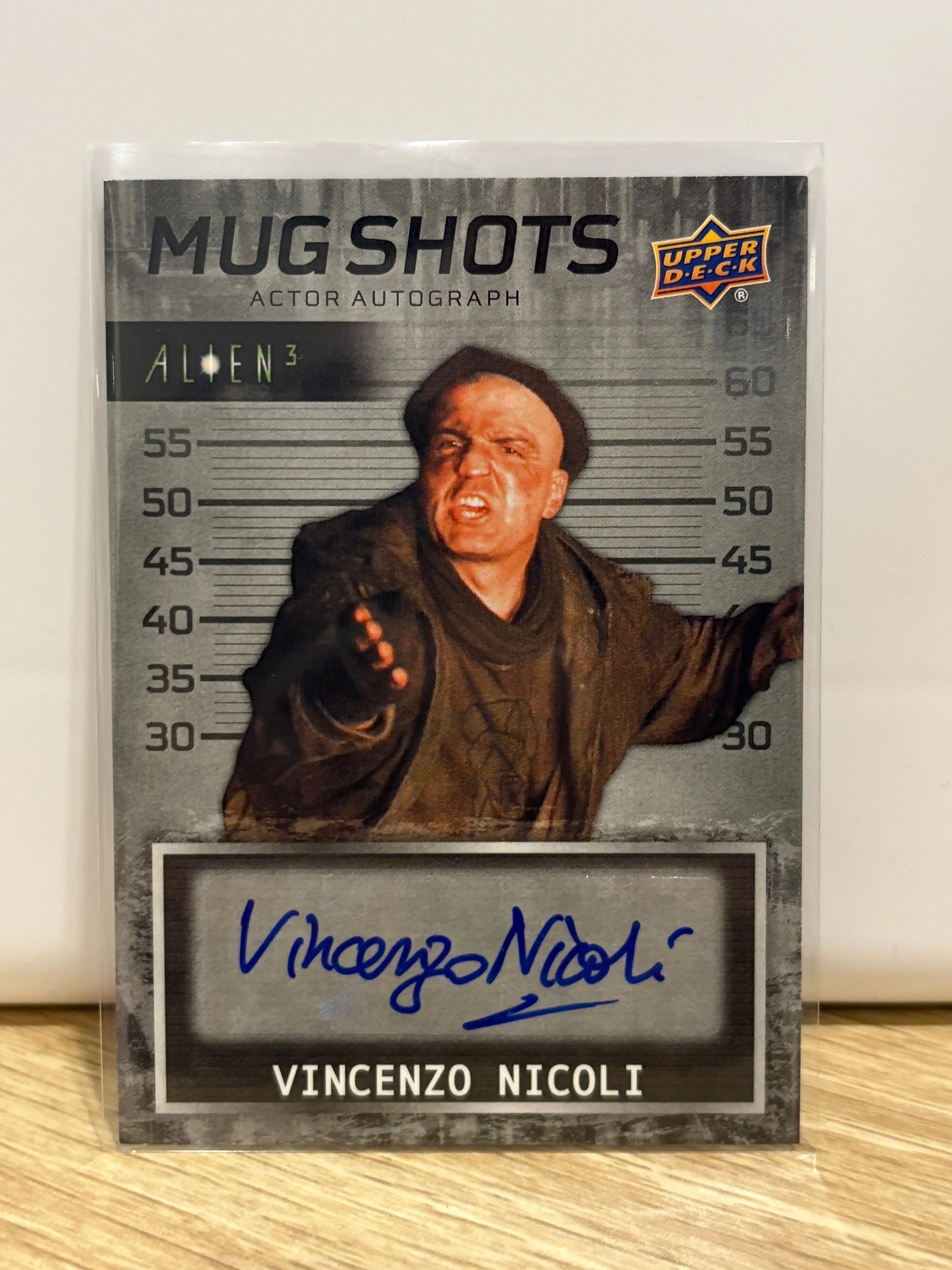 2021 Upper Deck Alien 3 #MS-VN Vincenzo Nicoli Mug Shots Autographs FRENLY BRICKS - Open 7 Days