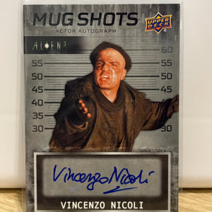 2021 Upper Deck Alien 3 #MS-VN Vincenzo Nicoli Mug Shots Autographs FRENLY BRICKS - Open 7 Days