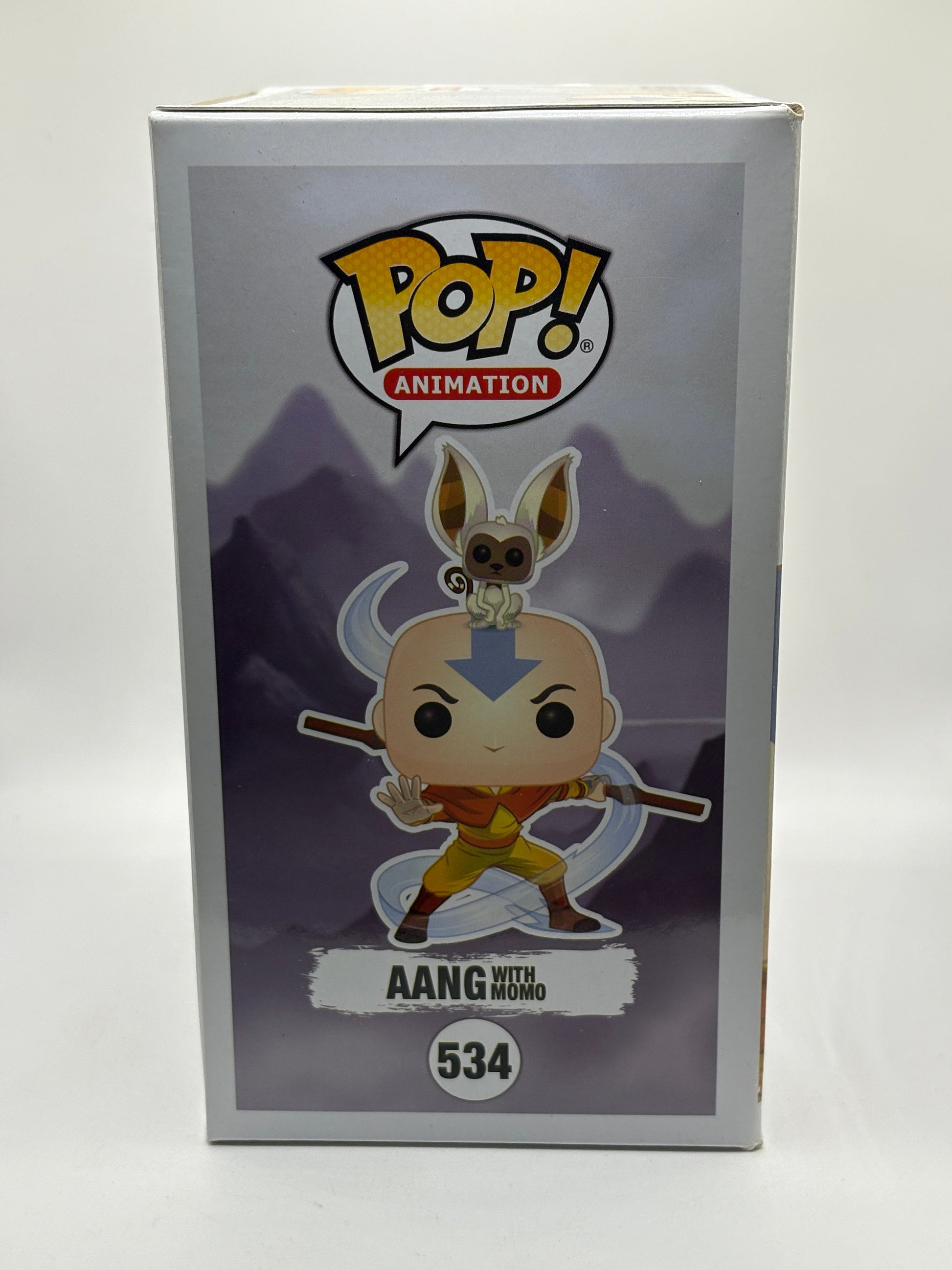Funko POP! Animation Avatar #534 Aang with Momo Vinyl Figures FRENLY BRICKS - Open 7 Days