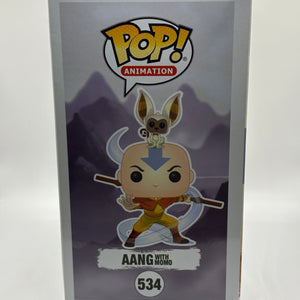 Funko POP! Animation Avatar #534 Aang with Momo Vinyl Figures FRENLY BRICKS - Open 7 Days