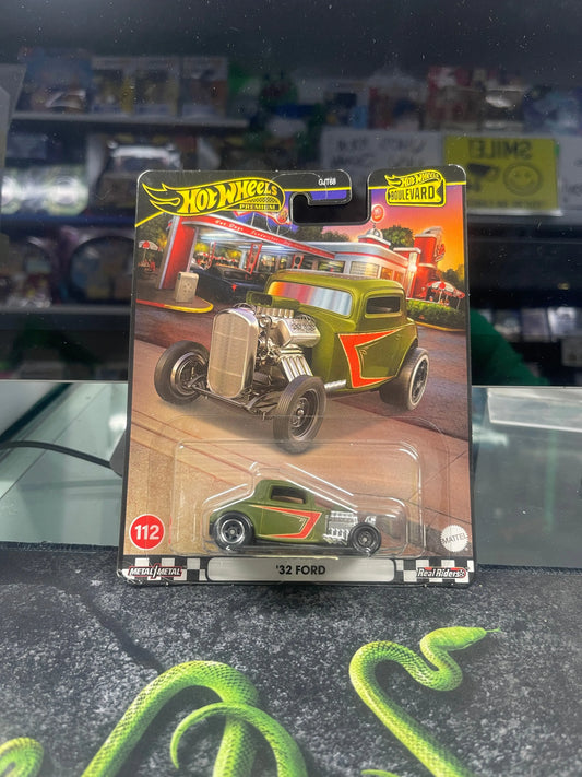 Hot Wheels Premium 1:64 Boulevard 2024 32 Ford FRENLY BRICKS - Open 7 Days