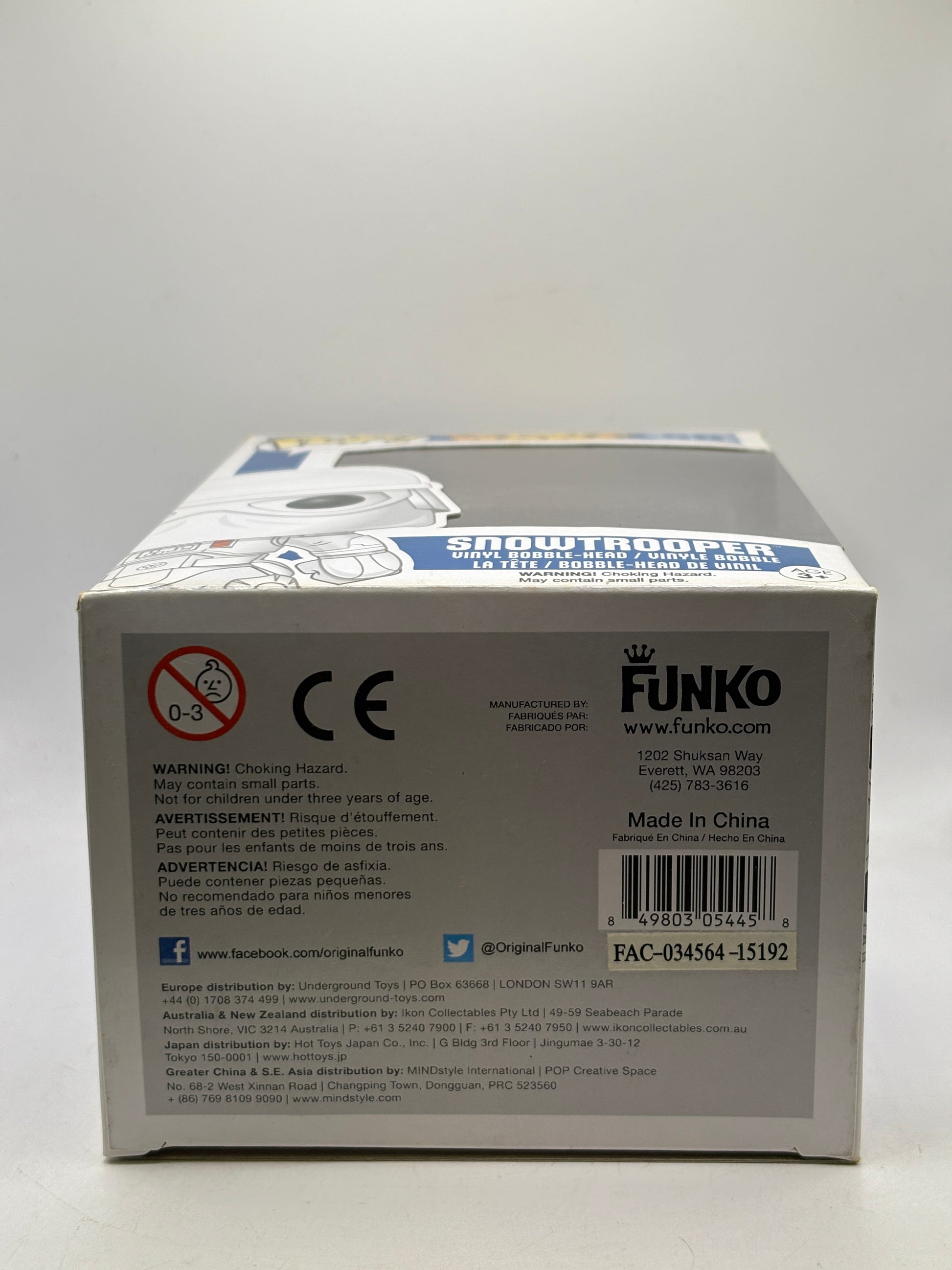 Funko POP! Star Wars #56 Snowtrooper Vinyl Bobble-Head Blue Box image 6