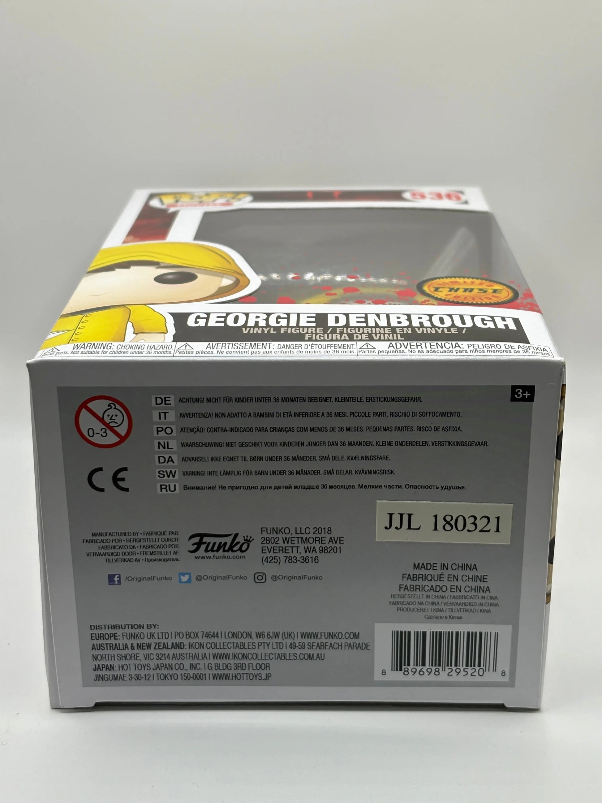 Funko POP! Movies IT #536 Georgie Denbrough Limited Chase Edition FRENLY BRICKS - Open 7 Days