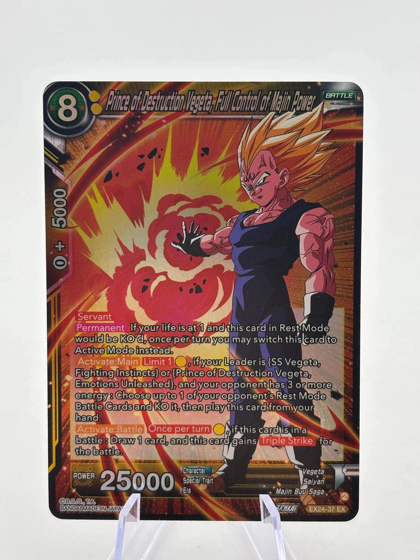 Dragon Ball Super Masters - Prince of Destruction Vegeta EX24-37 EX FRENLY BRICKS - Open 7 Days
