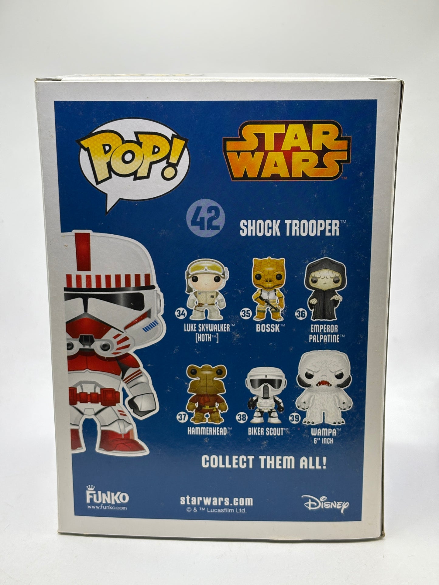 Funko POP! Star Wars #42 Shock Trooper Vinyl Bobble-Head 2015 Galactic Convention
