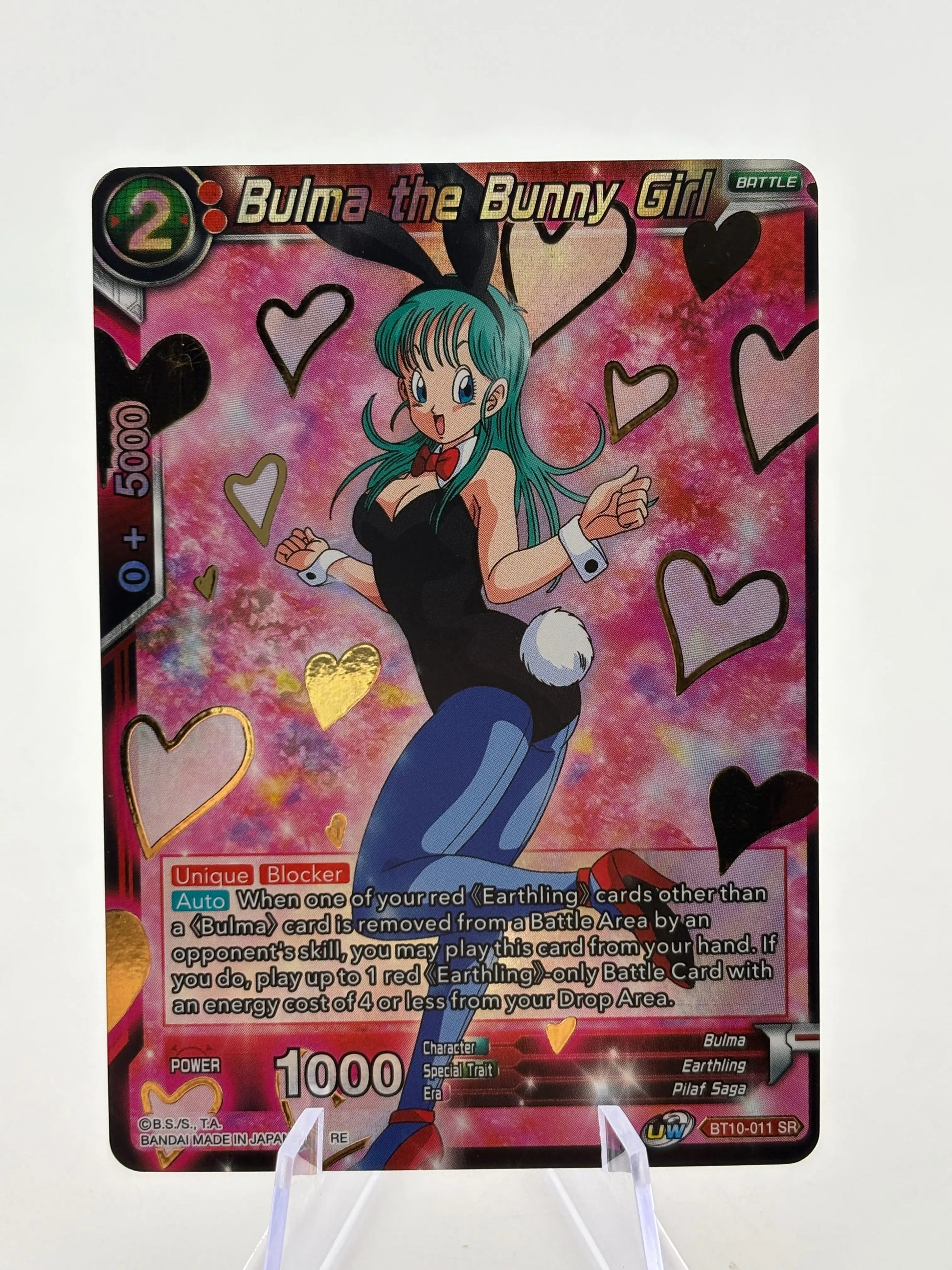 Dragon Ball Super Masters - Bulma the Bunny BT10-011 SR FRENLY BRICKS - Open 7 Days image 1