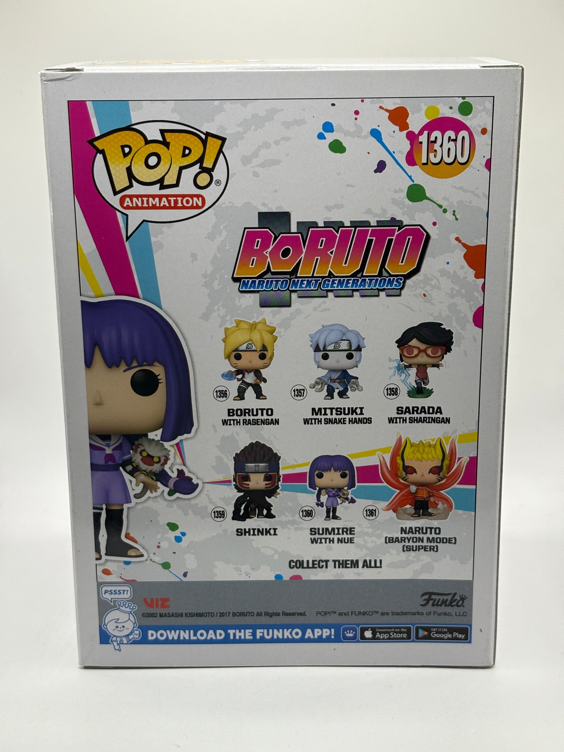 Funko POP! Animation Boruto #1360 Sumire with Nue Vinyl Figure FRENLY BRICKS - Open 7 Days