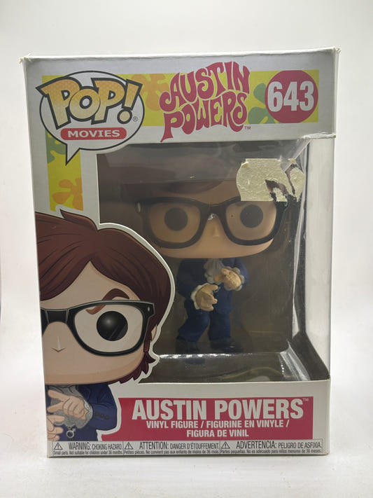 Funko POP! Movies Austin Powers #643 Austin Powers Vinyl Figure Blue Suit