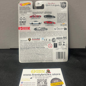 2022 Hot Wheels Premium Car Culture Jay Leno's Garage Tank Car Silver FRENLY BRICKS - Open 7 Days