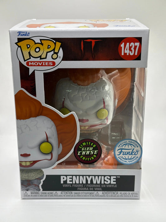 Funko POP! Movies IT #1437 Pennywise Limited Glow Chase SE FRENLY BRICKS - Open 7 Days