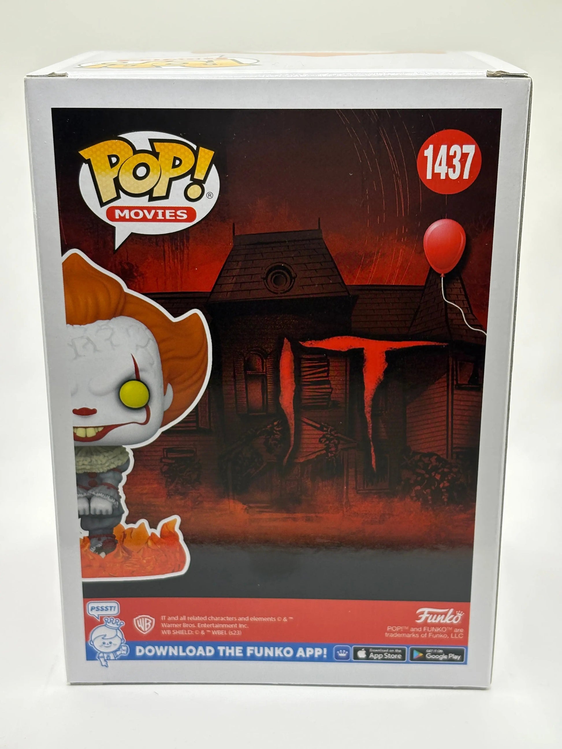 Funko POP! Movies IT #1437 Pennywise Limited Glow Chase SE FRENLY BRICKS - Open 7 Days