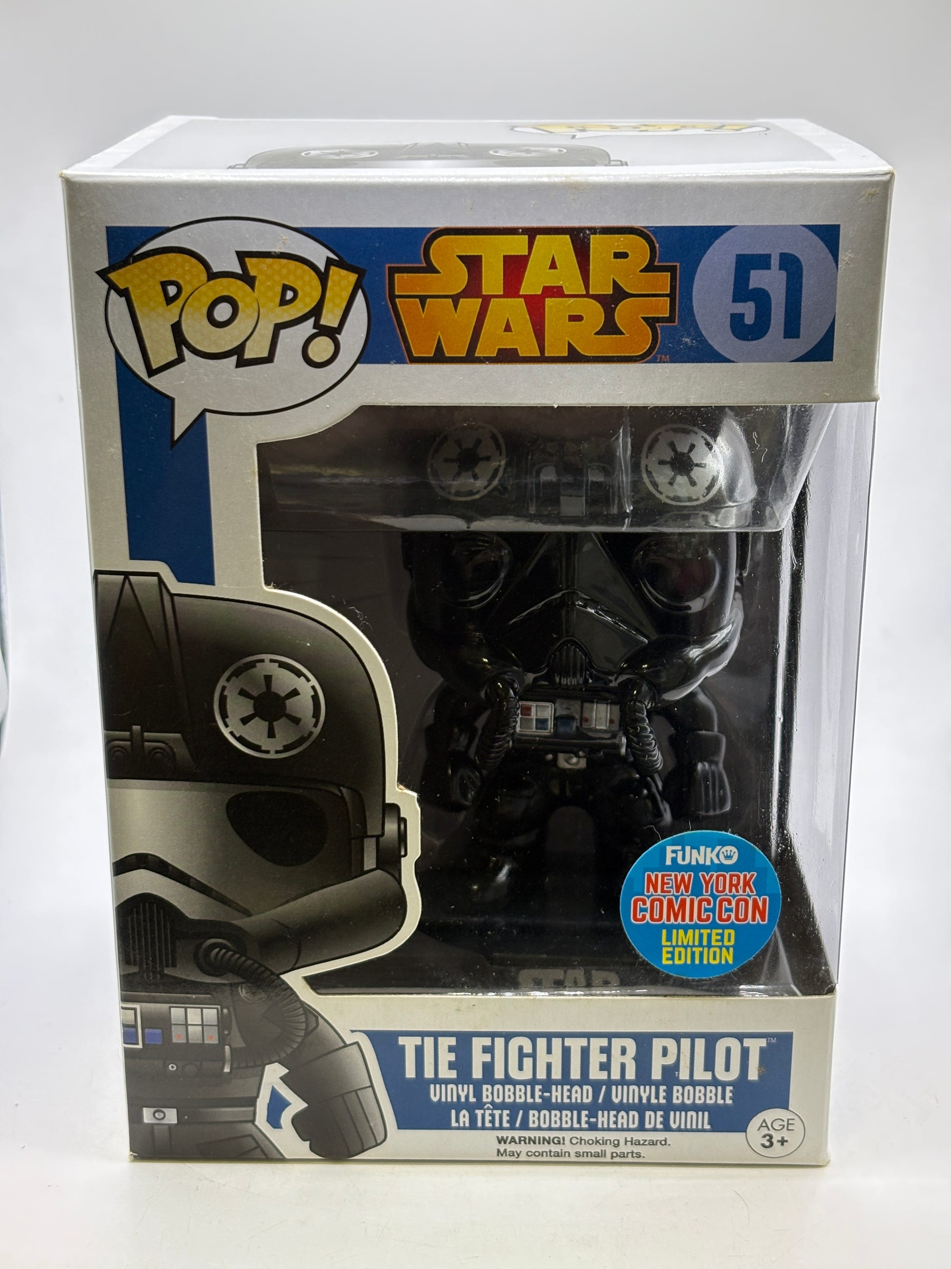 Funko POP! Star Wars #51 Tie Fighter Pilot Vinyl Bobble-Head NYCC Limited Edition image 1