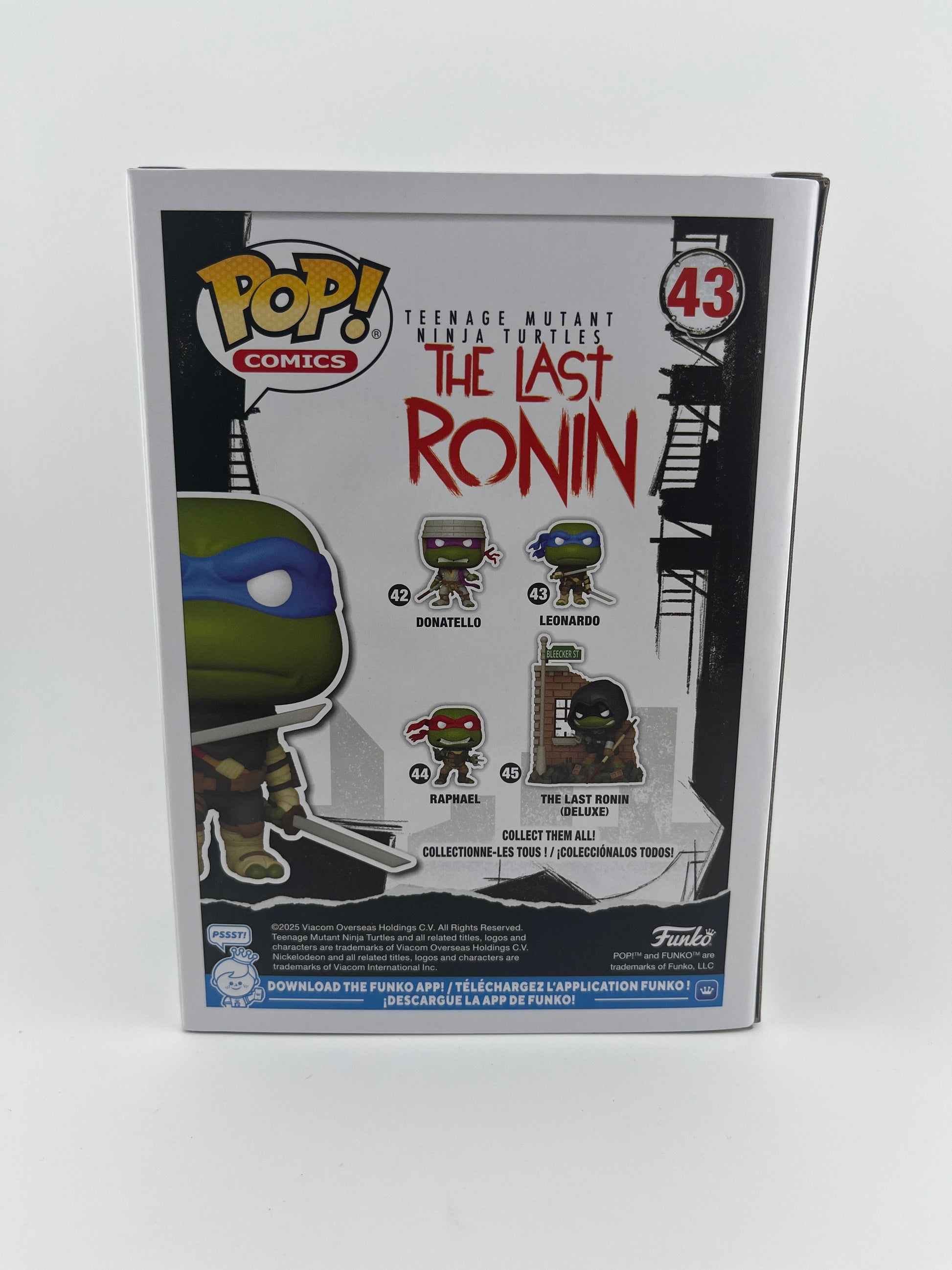Funko POP! Comics The Last Ronin Leonardo #43 BRAND NEW IN BOX +combinedshipping FRENLY BRICKS - Open 7 Days