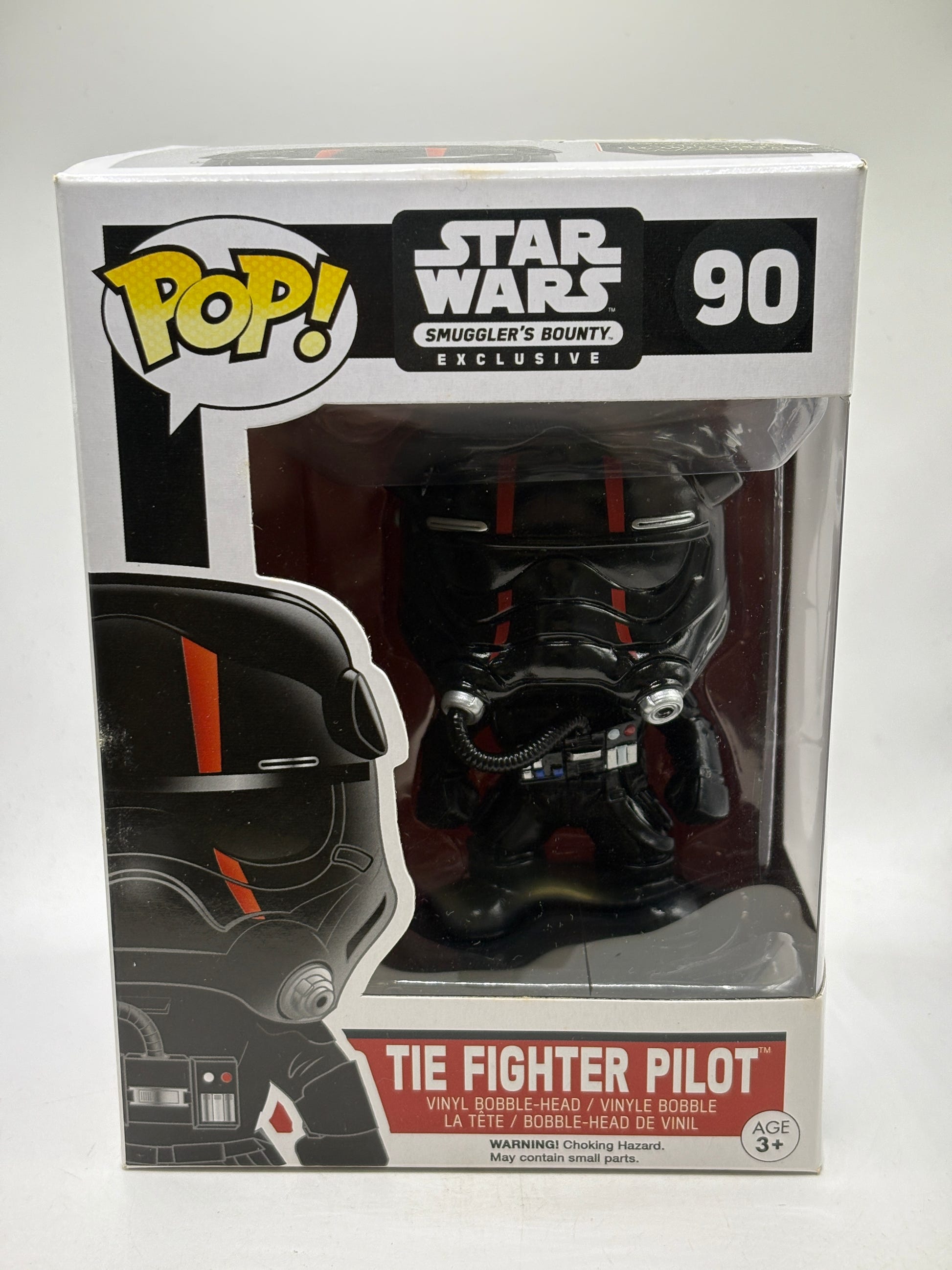Funko POP! Star Wars Smuggler’s Bounty #90 Tie Fighter Pilot Vinyl Bobble-Head image 1