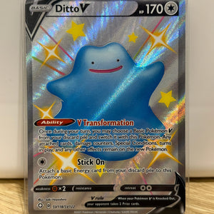 Ditto V #SV118/SV122 Shining Fates: Shiny Vault NM FRENLY BRICKS - Open 7 Days