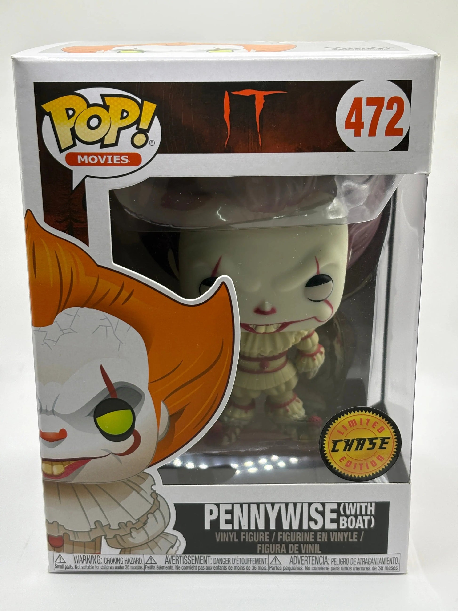Funko POP! Movies IT #472 Pennywise with Boat Limited Chase FRENLY BRICKS - Open 7 Days