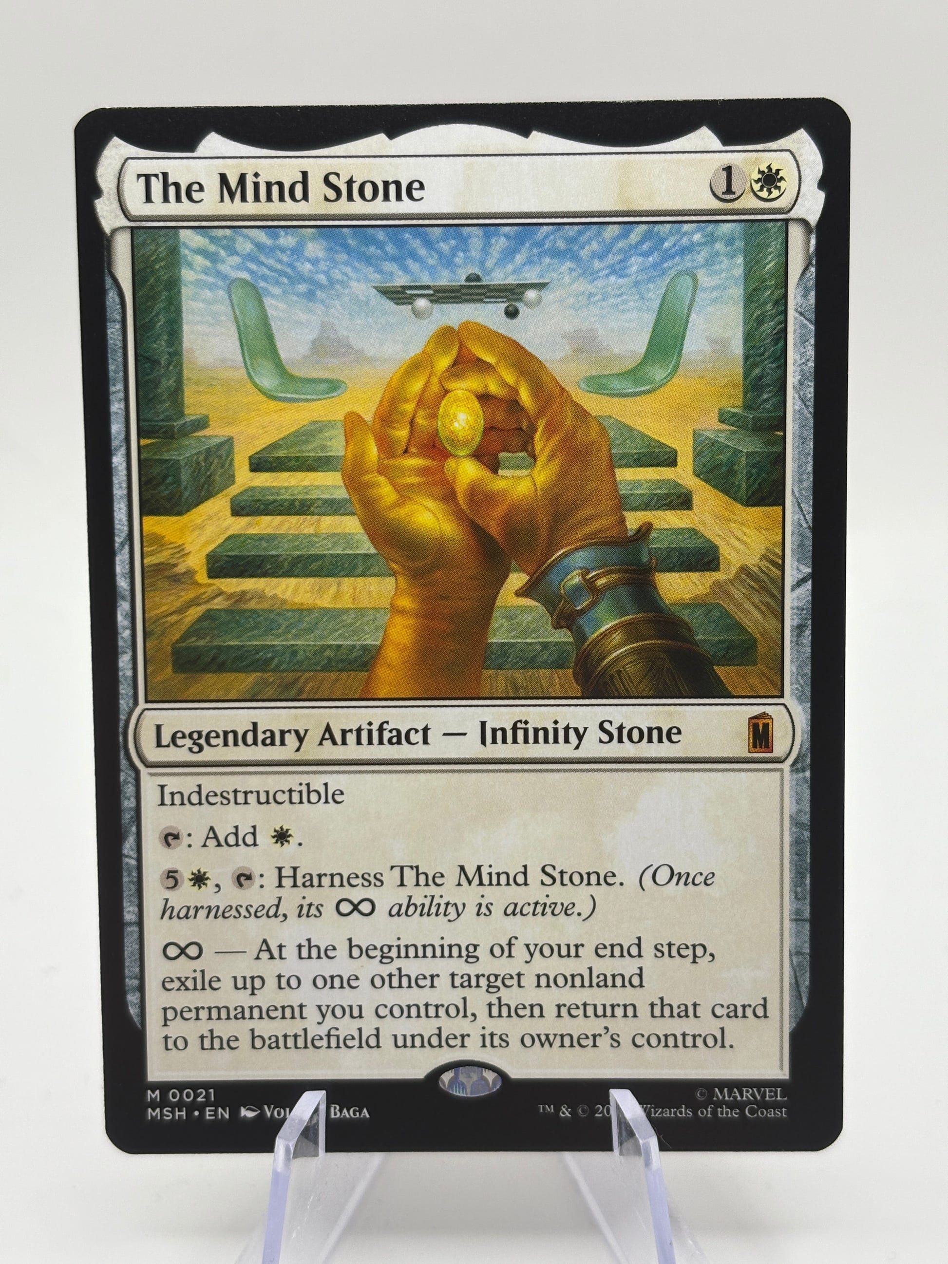Magic the Gathering - The Mind Stone Mythic Marvel Super Heroes 0021 EN FRENLY BRICKS - Open 7 Days image 1