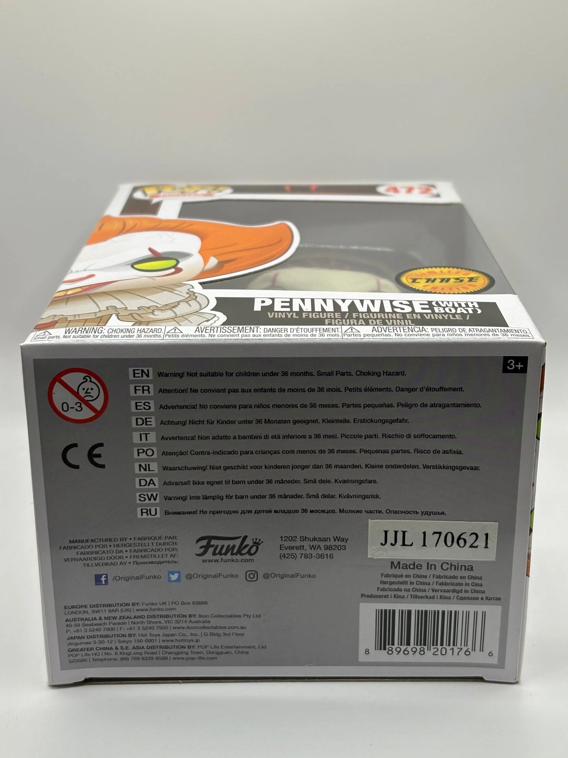 Funko POP! Movies IT #472 Pennywise with Boat Limited Chase FRENLY BRICKS - Open 7 Days