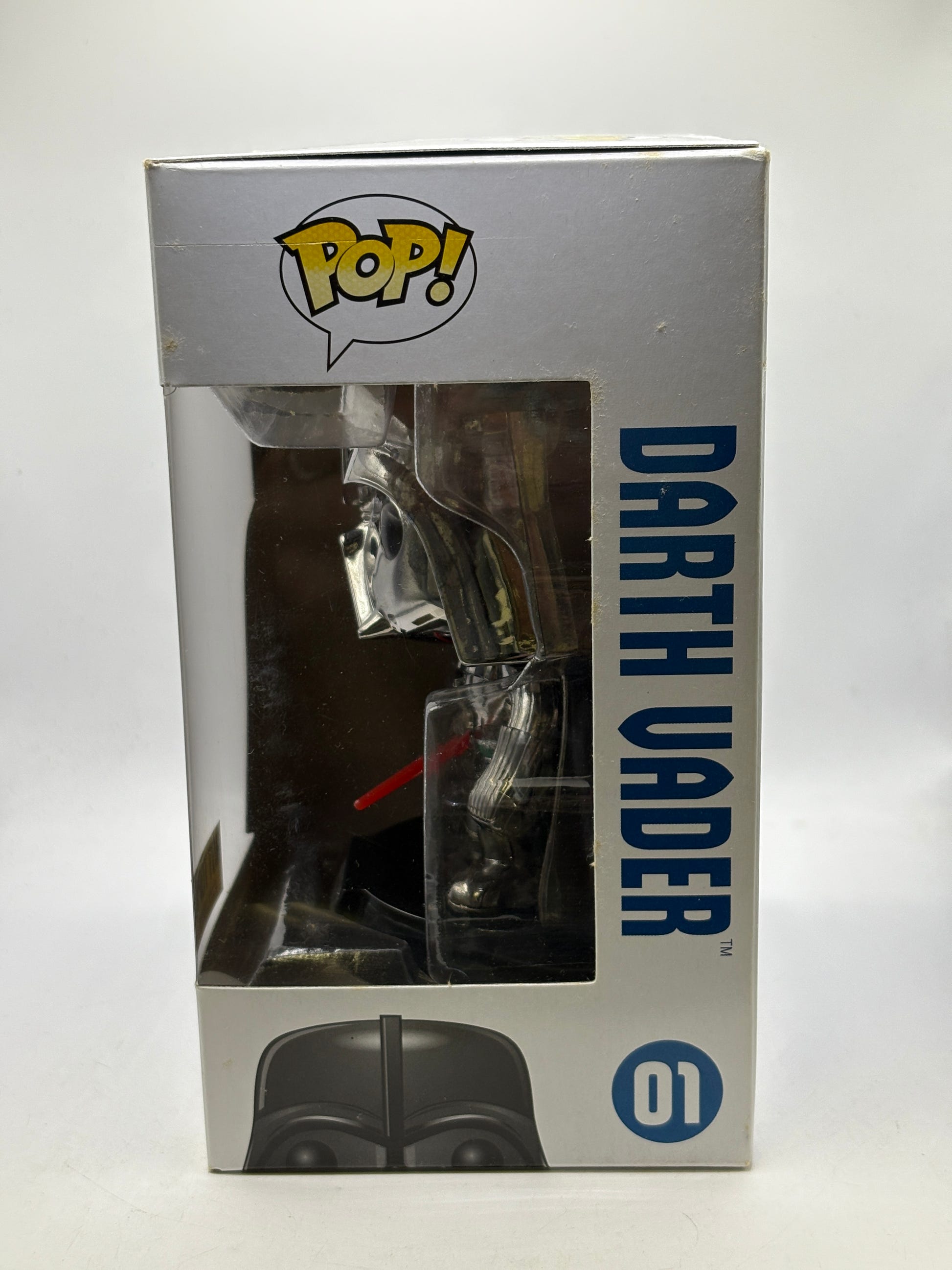 Funko POP! Star Wars #01 Darth Vader Chrome Vinyl Bobble-Head Hot Topic Exclusive image 2