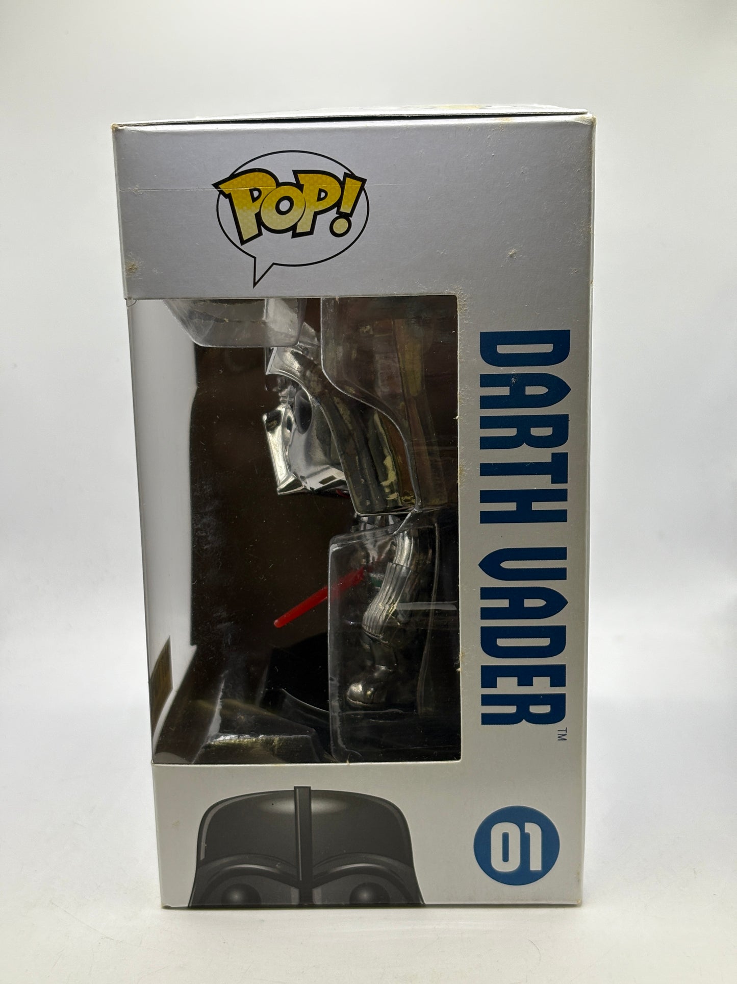 Funko POP! Star Wars #01 Darth Vader Chrome Vinyl Bobble-Head Hot Topic Exclusive
