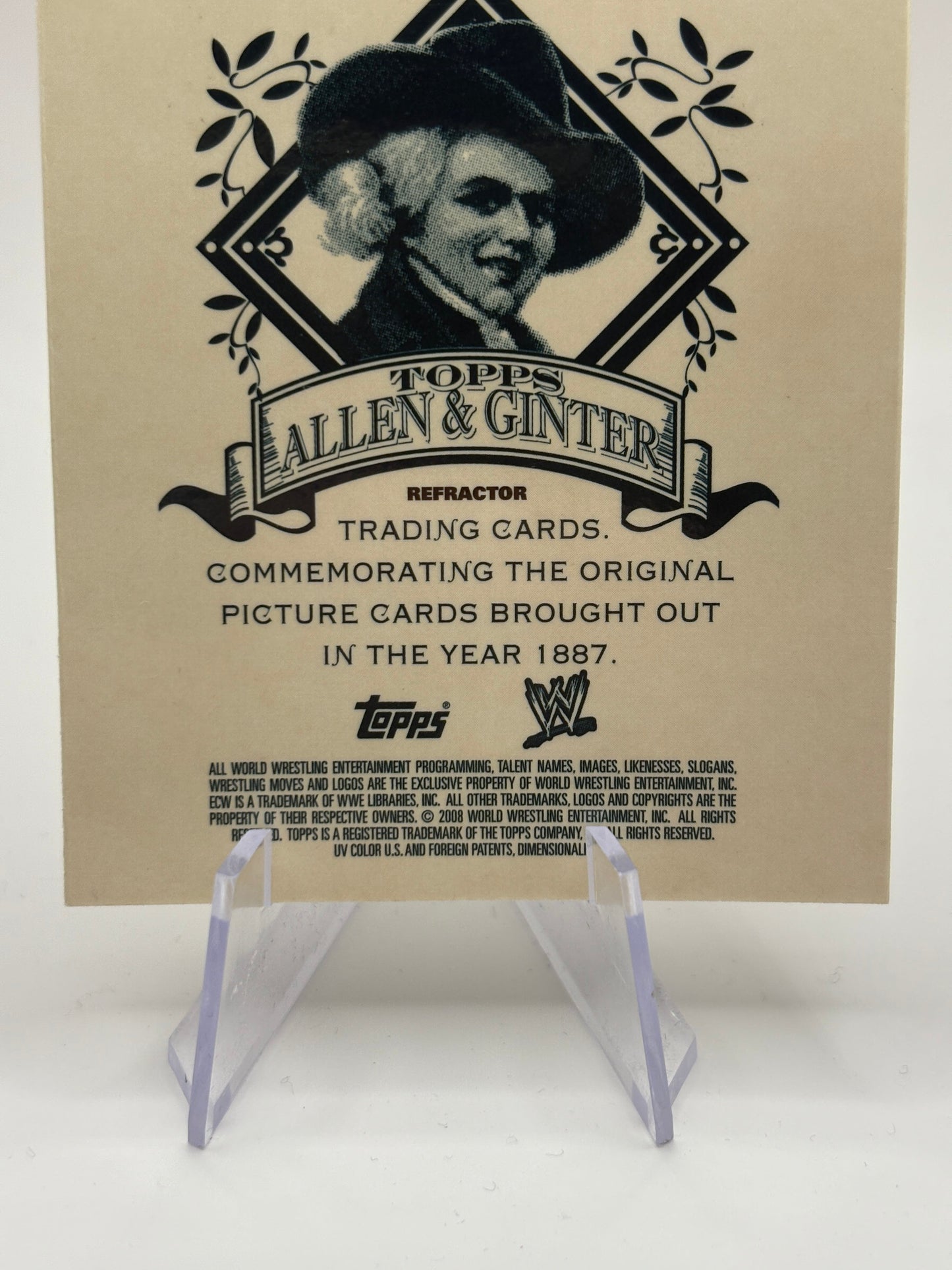 2008 Topps Chrome Heritage III WWE #5 Shawn Michaels Allen & Ginter SILVER REFRACTOR FRENLY BRICKS - Open 7 Days