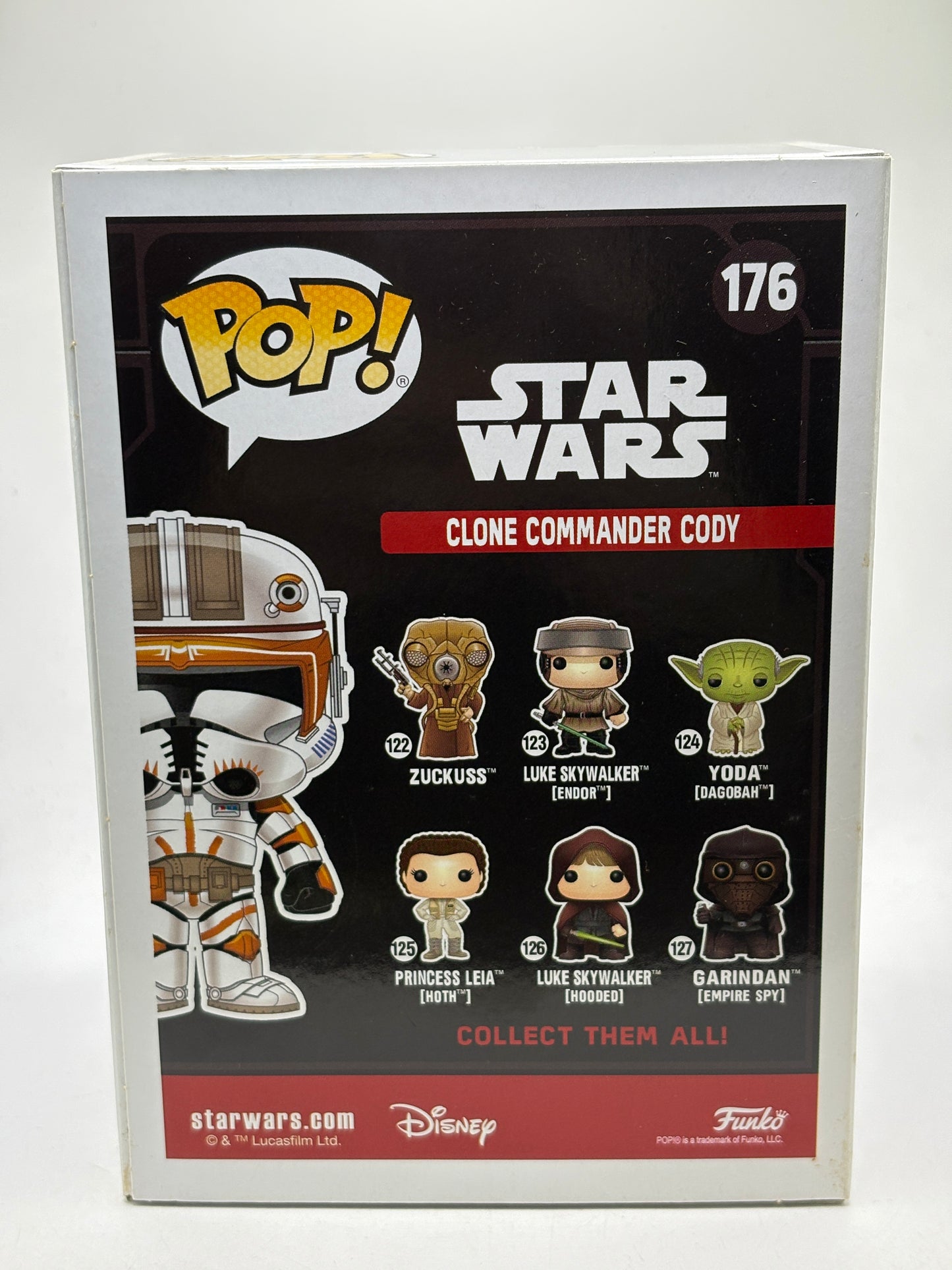 Funko POP! Star Wars #176 Clone Commander Cody Vinyl Bobble-Head (1)