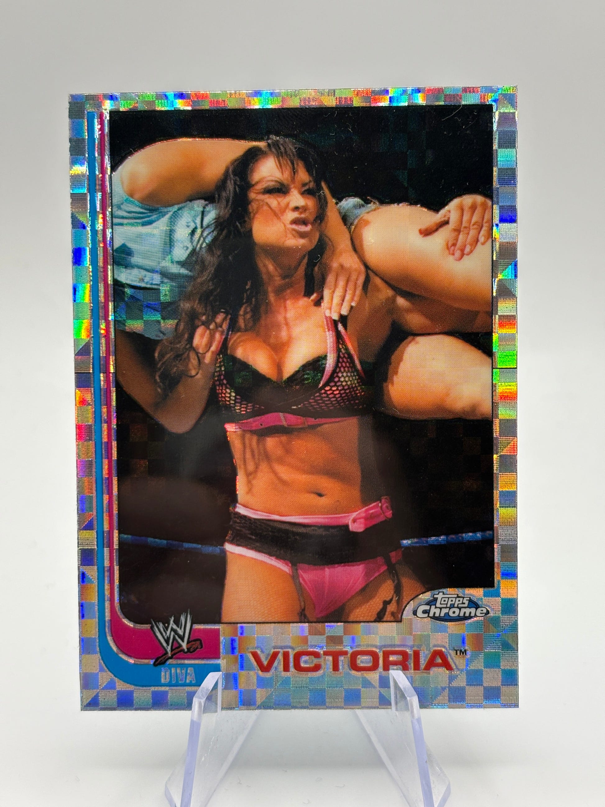 2008 Topps WWE Heritage Chrome xfractor Victoria #69 FRENLY BRICKS - Open 7 Days image 1