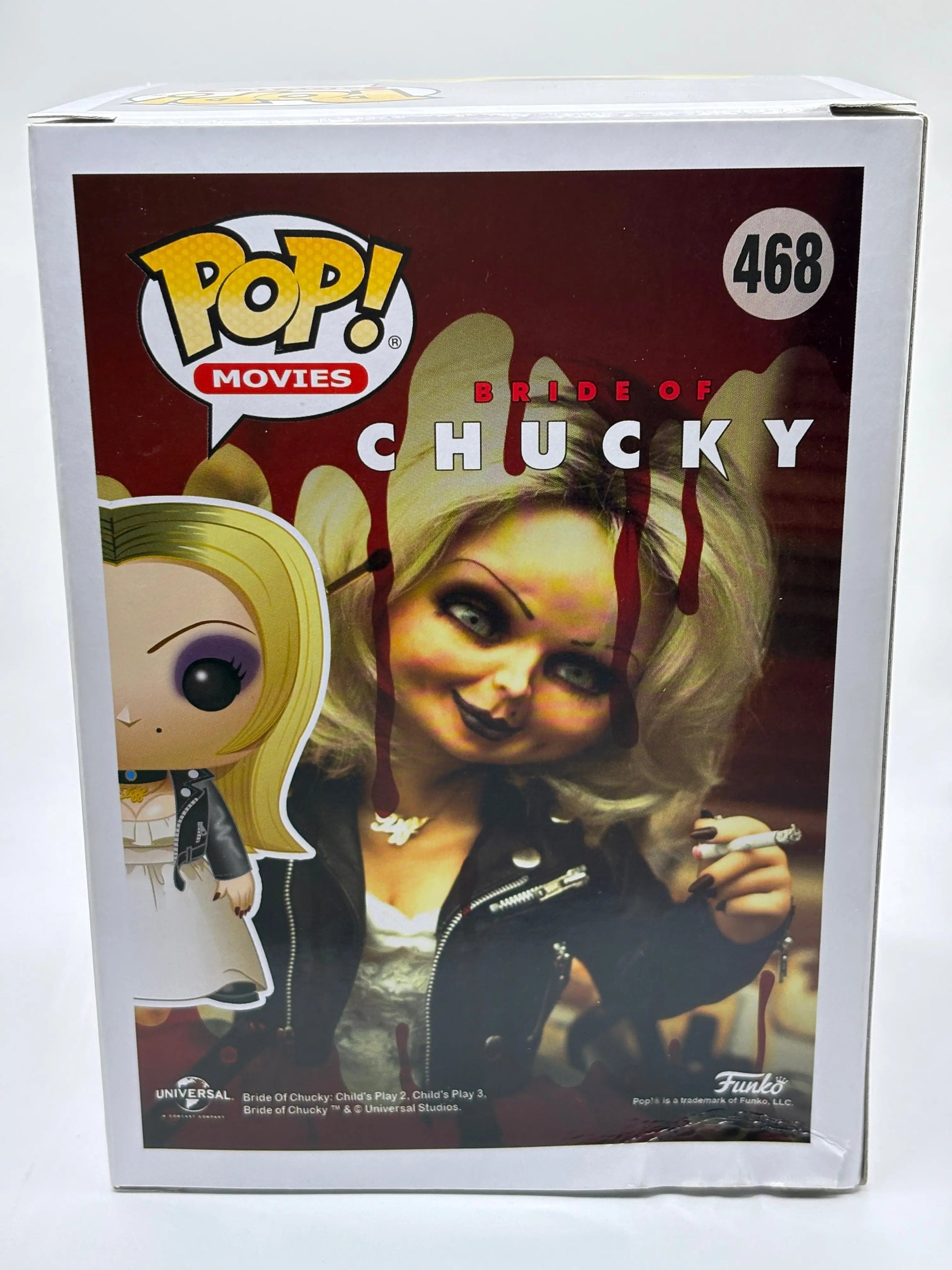 Funko POP! Movies Bride of Chucky #468 Tiffany Limited Chase FRENLY BRICKS - Open 7 Days