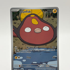 Pokemon TCG White Flare - Stunfisk 118/086 Illustration Rare NM FRENLY BRICKS - Open 7 Days