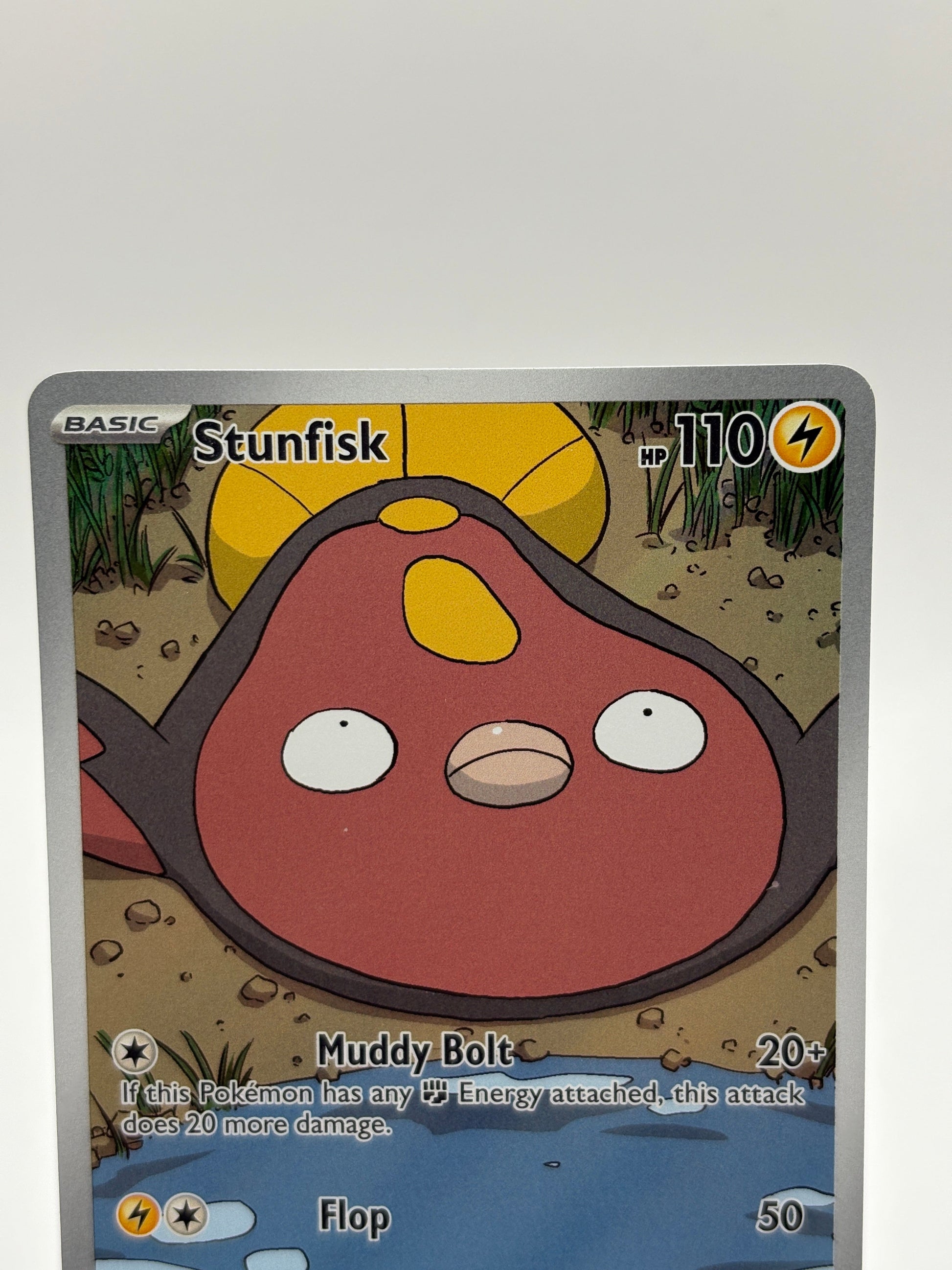 Pokemon TCG White Flare - Stunfisk 118/086 Illustration Rare NM FRENLY BRICKS - Open 7 Days