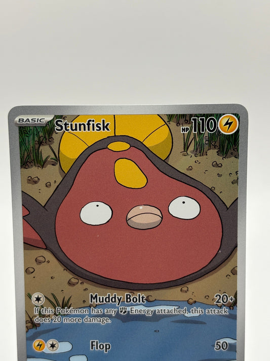 Pokemon TCG White Flare - Stunfisk 118/086 Illustration Rare NM FRENLY BRICKS - Open 7 Days