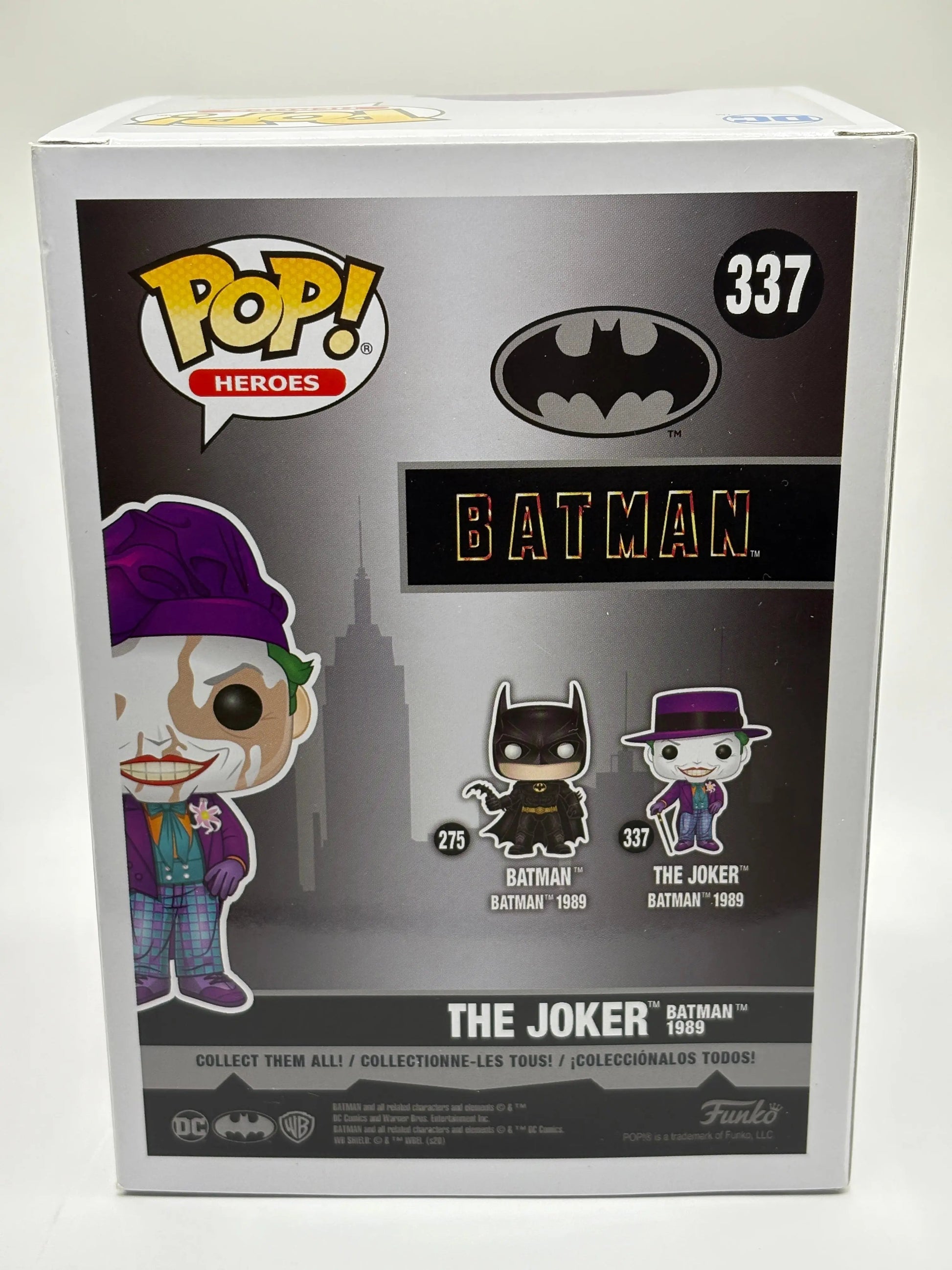 Funko POP! Heroes Batman #337 The Joker (Batman 1989) Limited Chase FRENLY BRICKS - Open 7 Days
