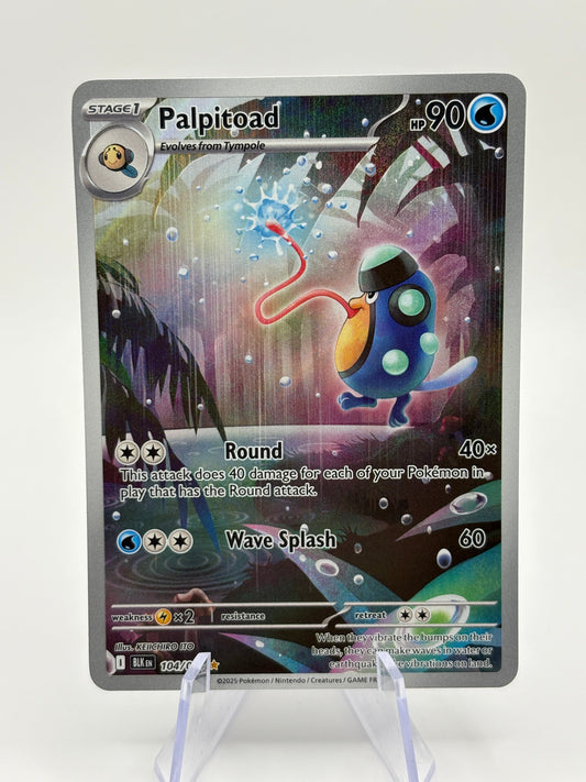 Pokemon TCG Black Bolt - Palpitoad 104/086 Illustration Rare LP FRENLY BRICKS - Open 7 Days