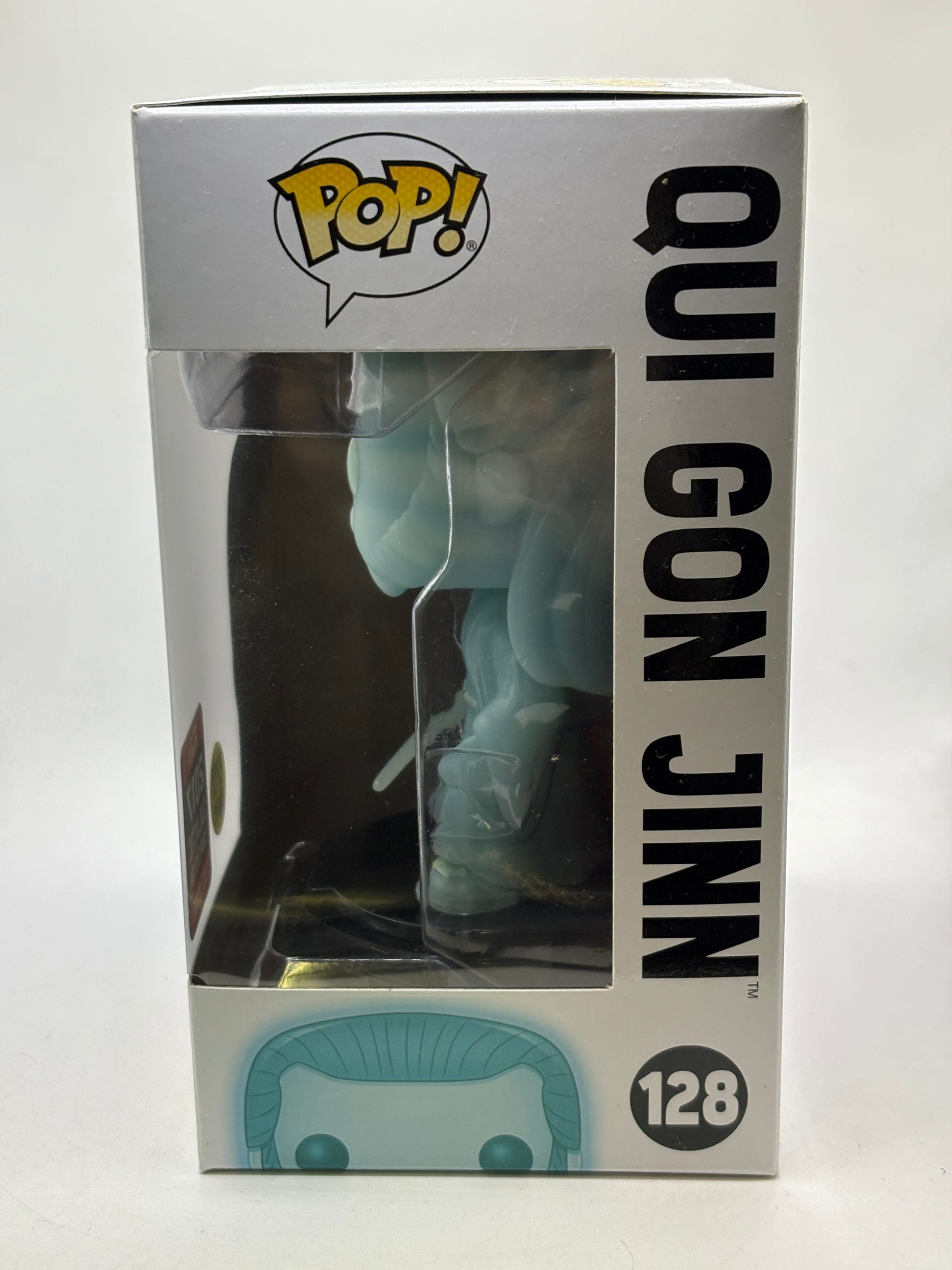 Funko POP! Star Wars #128 Qui Gon Jinn 2017 Galactic Convention Glow image 2