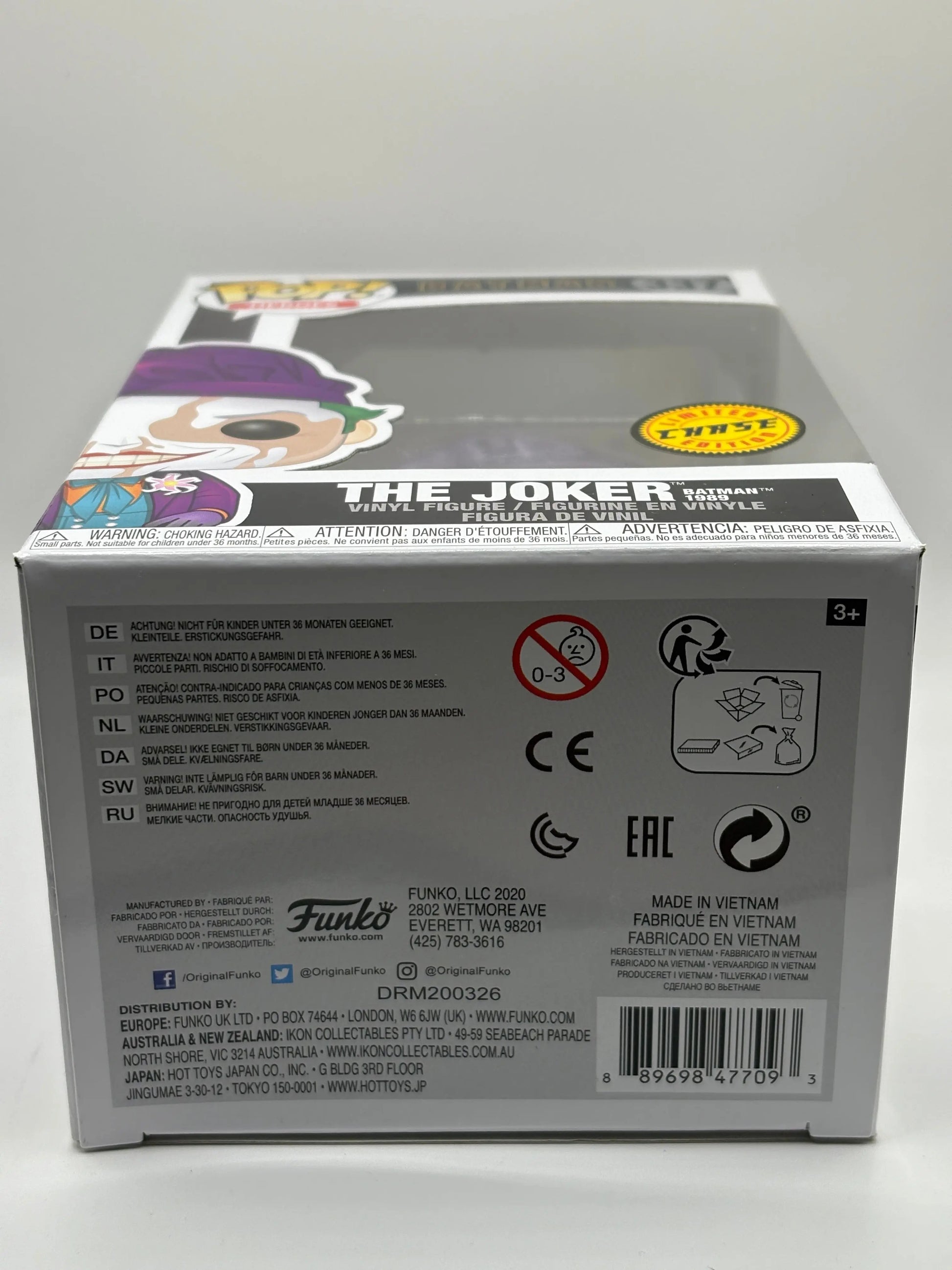 Funko POP! Heroes Batman #337 The Joker (Batman 1989) Limited Chase FRENLY BRICKS - Open 7 Days