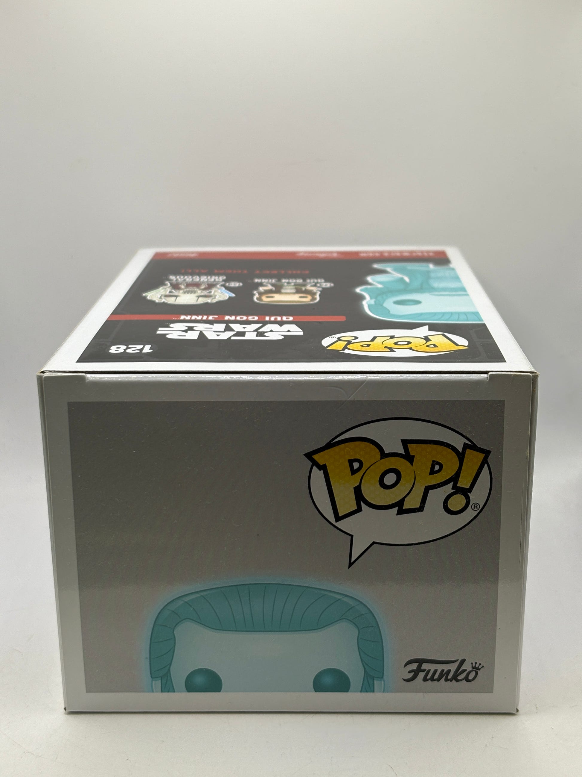 Funko POP! Star Wars #128 Qui Gon Jinn 2017 Galactic Convention Glow image 5