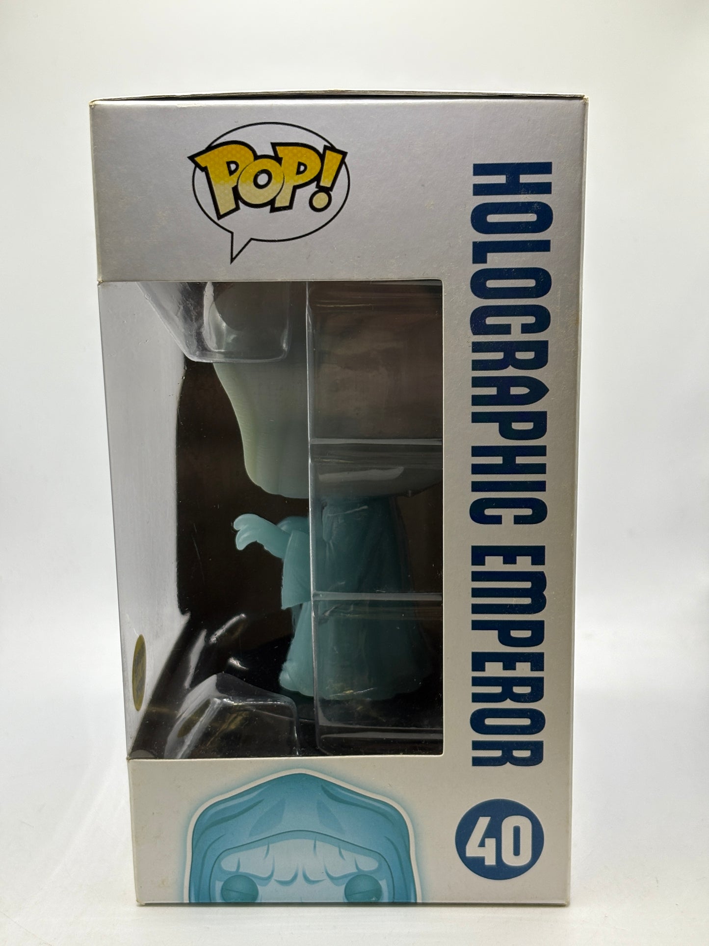 Funko POP! Star Wars #40 Holographic Emperor Vinyl Bobble-Head Glow