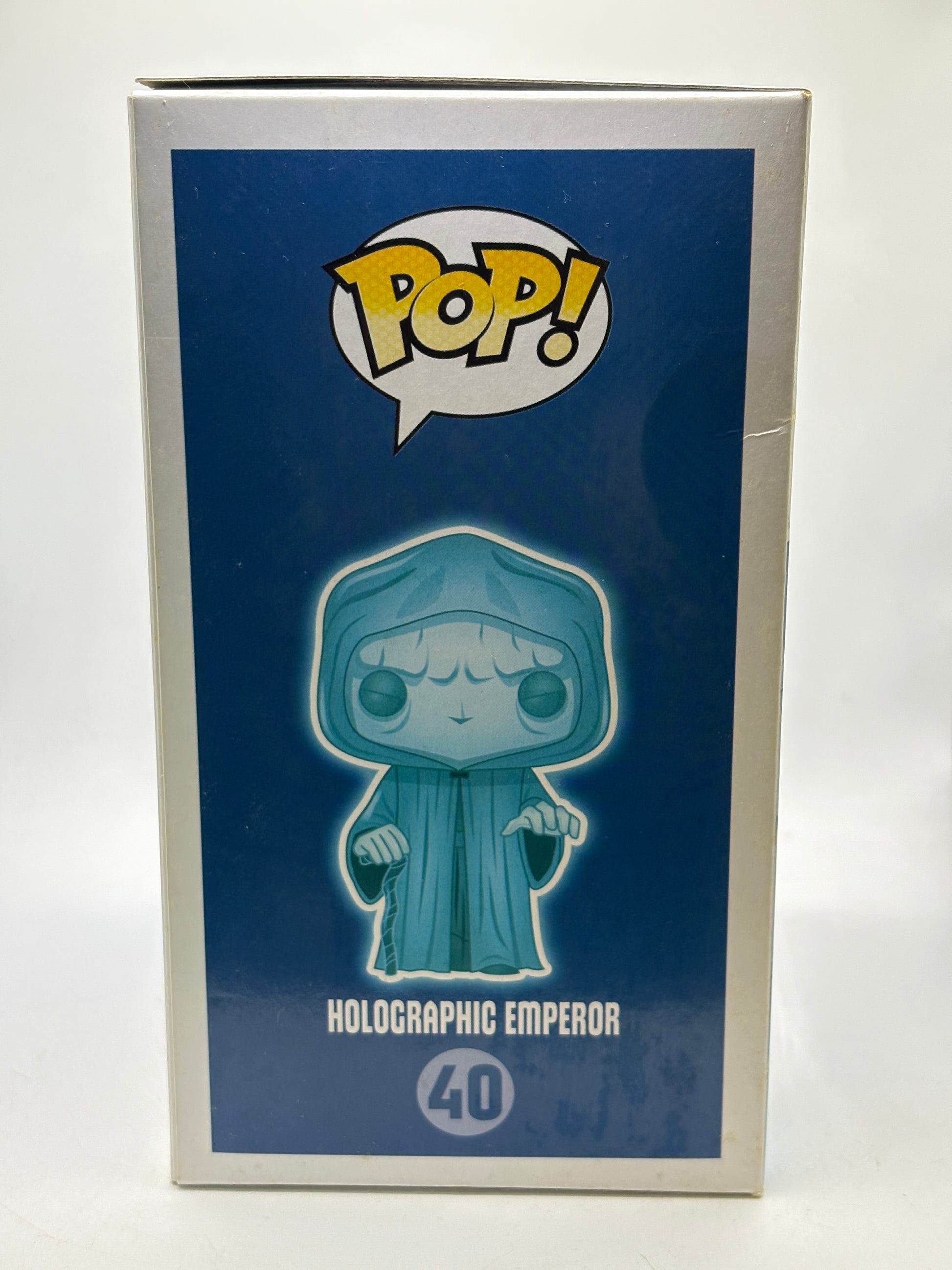 Funko POP! Star Wars #40 Holographic Emperor Vinyl Bobble-Head Glow image 4